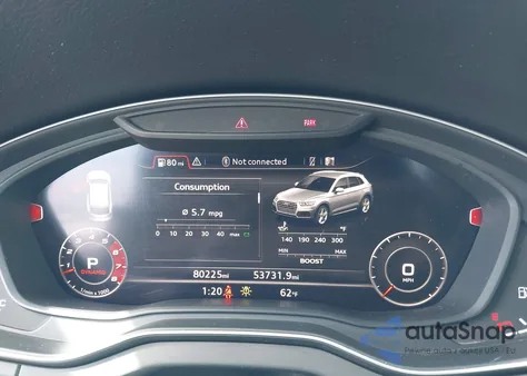 2020 Audi Sq5 Premium Plus Tfsi Quattro Tiptronic z USA, uszkodzony, nr VIN WA1B4AFY8L2040006